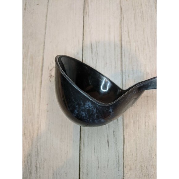 Black Nylon Soup Ladle Spoon Utensil 12" Wide - Picture 8 of 8